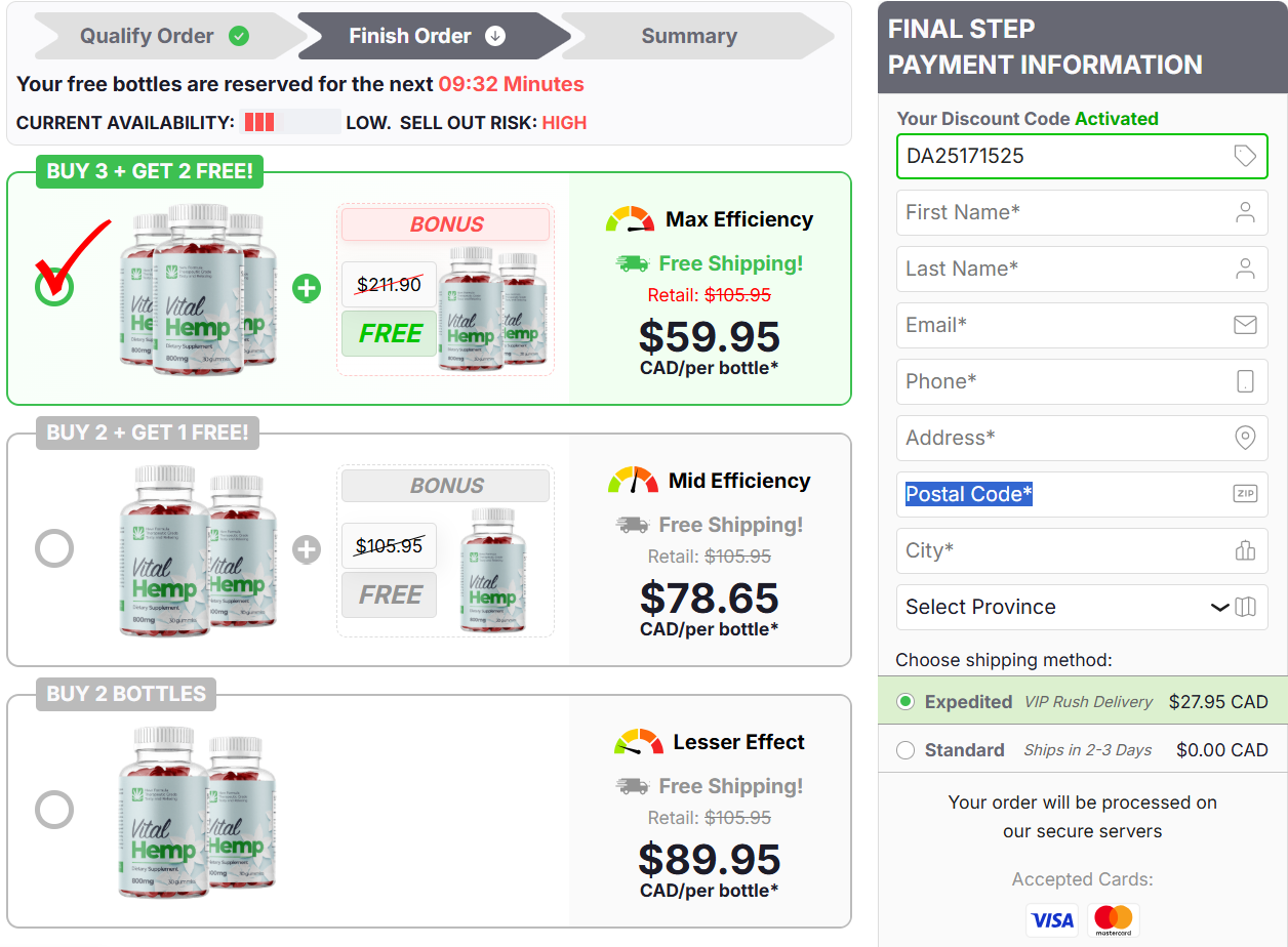 Vital Hemp Gummies Canada